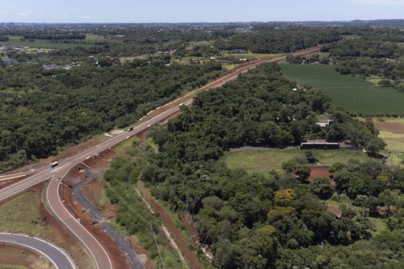 Foz do Iguaçu, 11 de dezembro de 2025 - Inauguração da Perimetral. Nova perimetral reduz em 18% o tráfego na região central de Foz do Iguaçu